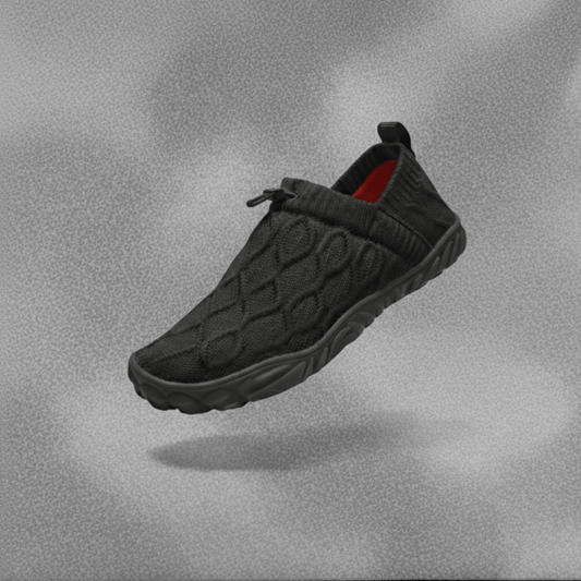 Oobend® KyotoStep - Barefoot Shoes- All Black
